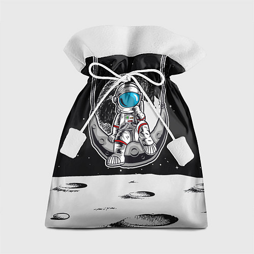 Подарочный мешок Космонавт на луне / 3D-принт – фото 1