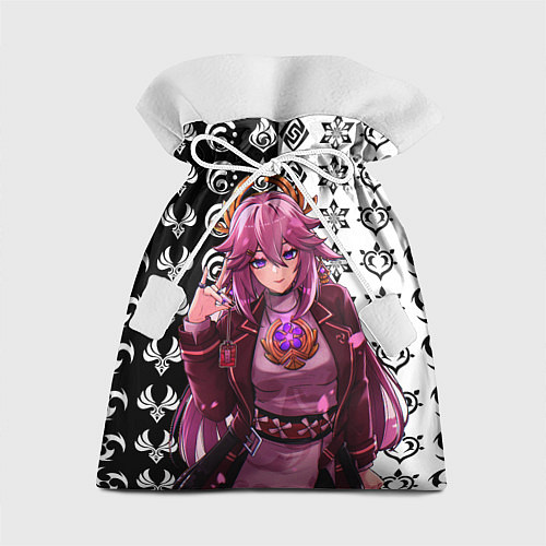 Подарочный мешок Яэ Мико прекрасная Геншин Импакт / 3D-принт – фото 1