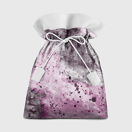 Подарочный мешок Гранж Разводы и брызги краски / 3D-принт – фото 1