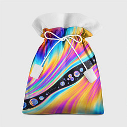 Мешок для подарков КИСЛОТНЫЙ УЗОР, цвет: 3D-принт