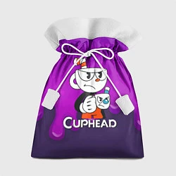 Мешок для подарков Недовольная чашечка cuphead, цвет: 3D-принт