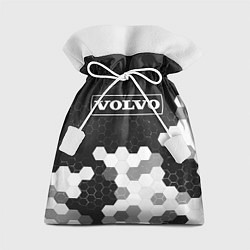 Мешок для подарков VOLVO - Соты, цвет: 3D-принт