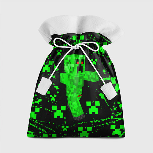 Подарочный мешок MINECRAFT - CREEPER МАЙНКРАФТ / 3D-принт – фото 1