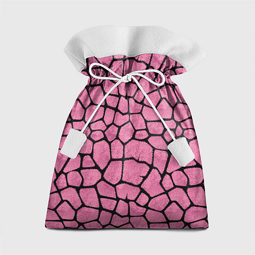 Подарочный мешок Шерсть розового жирафа / 3D-принт – фото 1