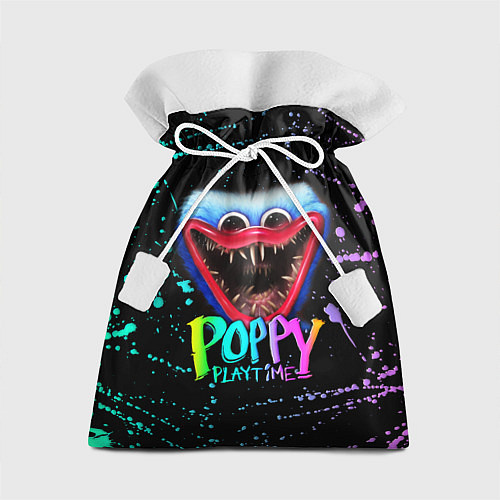 Подарочный мешок POPPY PLAYTIME HAGGY WAGGY - ПОППИ ПЛЕЙТАЙМ краска / 3D-принт – фото 1