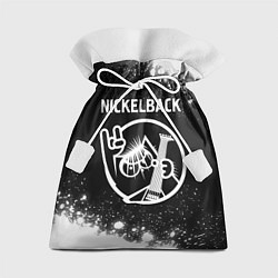 Мешок для подарков Nickelback КОТ Брызги, цвет: 3D-принт