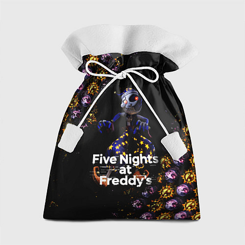 Подарочный мешок Five Nights at Freddys Луна паттерн / 3D-принт – фото 1