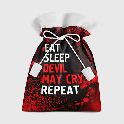 Подарочный мешок Eat Sleep Devil May Cry Repeat Арт / 3D-принт – фото 1