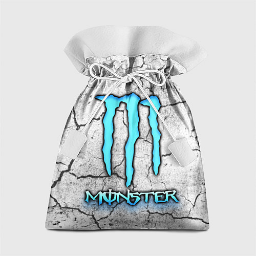 Подарочный мешок MONSTER WHITE БЕЛЫЙ МОНСТР / 3D-принт – фото 1