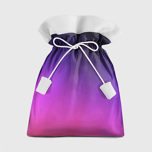 Подарочный мешок Розовофиолетовый градиент / 3D-принт – фото 1