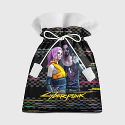 Мешок для подарков Johnny и Vi Girl, цвет: 3D-принт