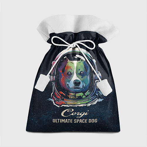 Подарочный мешок Корги Космонавт Corgi Space Dog / 3D-принт – фото 1