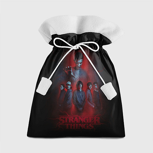 Подарочный мешок ОЧЕНЬ СТРАННЫЕ ДЕЛА ST STRANGER THINGS / 3D-принт – фото 1