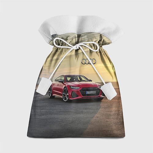 Подарочный мешок Audi RS 7 на закате солнца Audi RS 7 at sunset / 3D-принт – фото 1