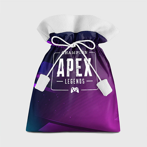 Подарочный мешок Apex Legends Gaming Champion: рамка с лого и джойс / 3D-принт – фото 1