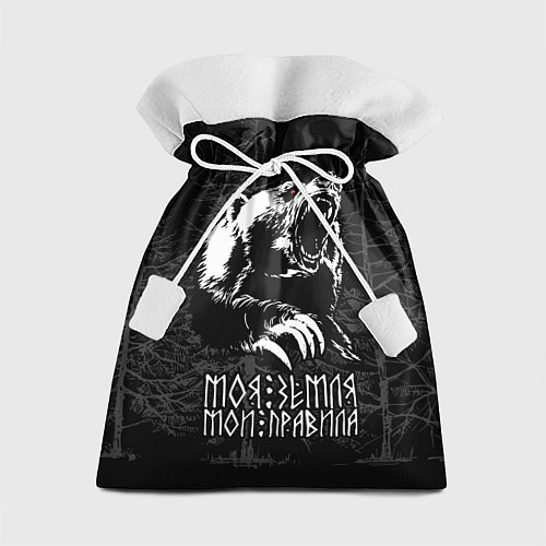 Подарочный мешок Моя земля - мои правила / 3D-принт – фото 1