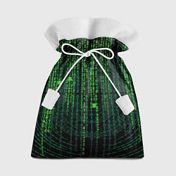 Мешок для подарков Бинарная матрица, цвет: 3D-принт