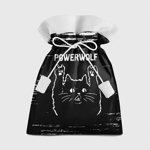 Подарочный мешок Группа Powerwolf и Рок Кот / 3D-принт – фото 1