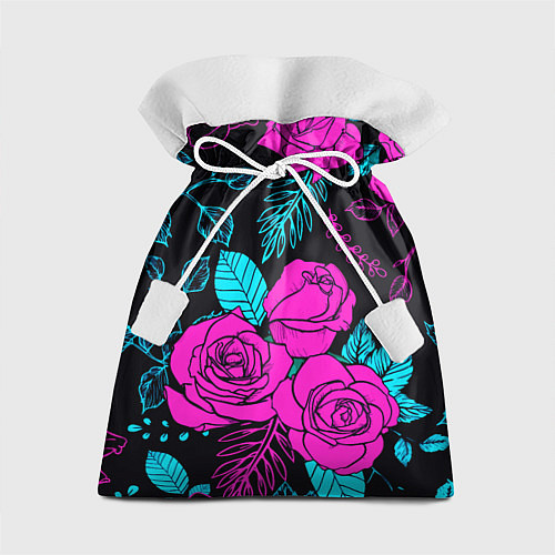 Подарочный мешок Авангардный паттерн из роз Лето / 3D-принт – фото 1
