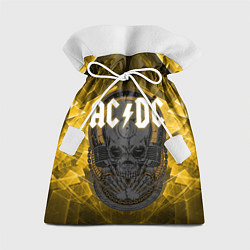 Мешок для подарков AC DC SKULL ROCK, цвет: 3D-принт