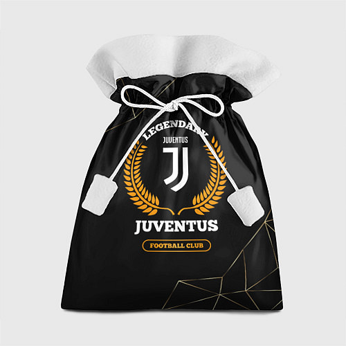 Подарочный мешок Лого Juventus и надпись Legendary Football Club на / 3D-принт – фото 1