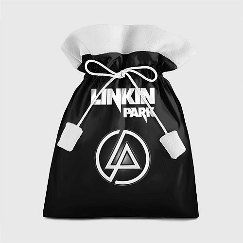 Подарочный мешок Linkin Park логотип и надпись / 3D-принт – фото 1