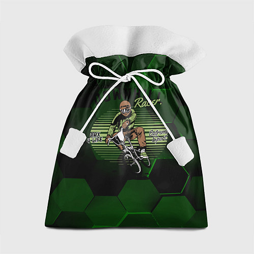 Подарочный мешок Велосипедист sport / 3D-принт – фото 1