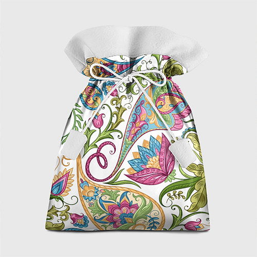 Подарочный мешок Fashionable floral Oriental pattern Summer 2025 / 3D-принт – фото 1