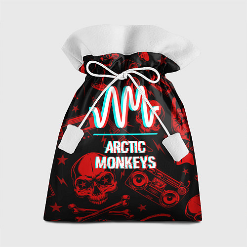 Подарочный мешок Arctic Monkeys Rock Glitch / 3D-принт – фото 1