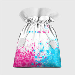 Мешок для подарков Twenty One Pilots Neon Gradient, цвет: 3D-принт
