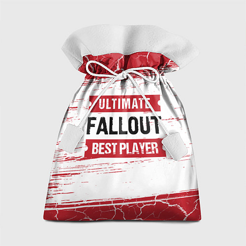 Подарочный мешок Fallout: красные таблички Best Player и Ultimate / 3D-принт – фото 1