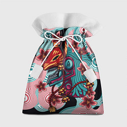 Мешок для подарков Кицунэ-маска, цвет: 3D-принт