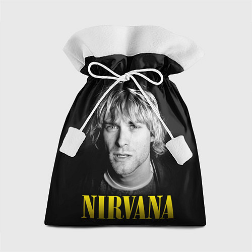 Подарочный мешок Nirvana - Kurt Donald Cobain / 3D-принт – фото 1