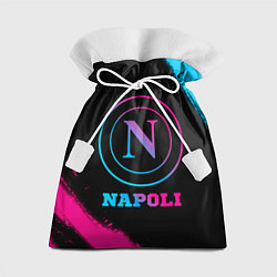 Мешок для подарков Napoli FC Neon Gradient, цвет: 3D-принт
