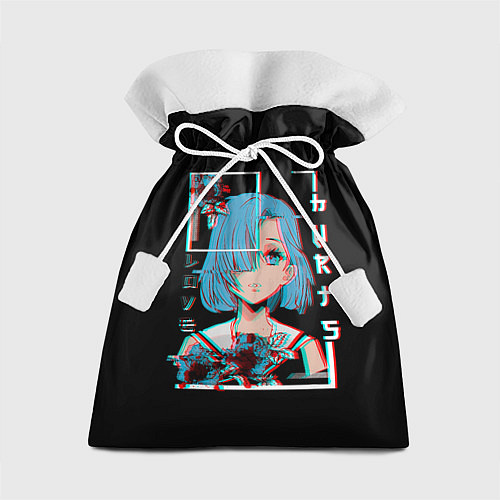 Подарочный мешок Love Anime Girl Flowers / 3D-принт – фото 1