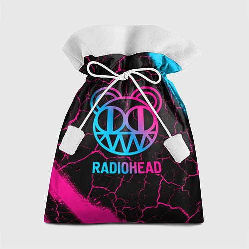 Подарочный мешок Radiohead - neon gradient / 3D-принт – фото 1