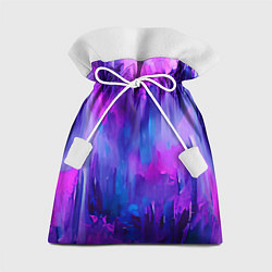 Мешок для подарков Purple splashes, цвет: 3D-принт