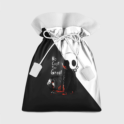Подарочный мешок Hollow Knight черно-белое / 3D-принт – фото 1