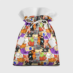 Мешок для подарков Котики-такие котики, цвет: 3D-принт