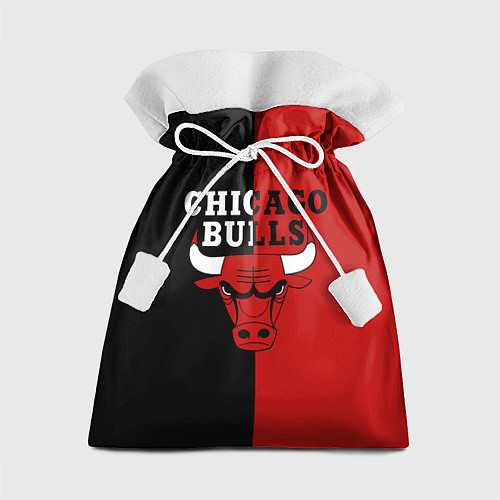 Подарочный мешок Чикаго Буллз black & red / 3D-принт – фото 1