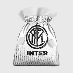 Мешок для подарков Inter с потертостями на светлом фоне, цвет: 3D-принт