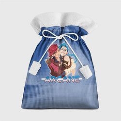 Мешок для подарков Arcane - Джинкс и Вай, цвет: 3D-принт
