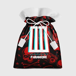 Мешок для подарков Paramore rock glitch, цвет: 3D-принт