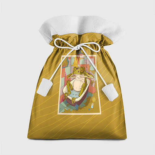 Подарочный мешок Отдыхающая лягуха / 3D-принт – фото 1