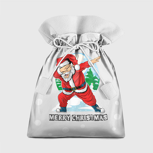 Подарочный мешок Dab Santa Merry Christmas / 3D-принт – фото 1