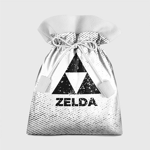 Подарочный мешок Zelda с потертостями на светлом фоне / 3D-принт – фото 1