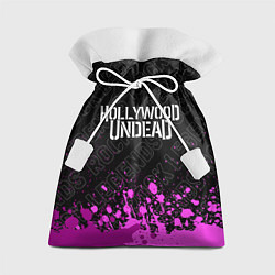Мешок для подарков Hollywood Undead rock legends: символ сверху, цвет: 3D-принт