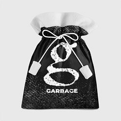 Мешок для подарков Garbage с потертостями на темном фоне, цвет: 3D-принт