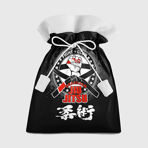 Подарочный мешок Jiu jitsu brazilian splashes logo / 3D-принт – фото 1