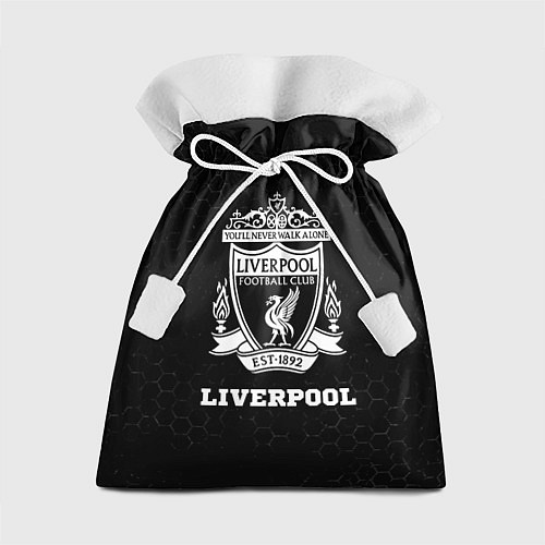 Подарочный мешок Liverpool sport на темном фоне / 3D-принт – фото 1